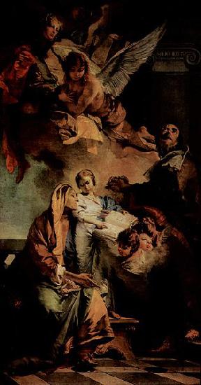 Giovanni Battista Tiepolo Erziehung Mariens oil painting image